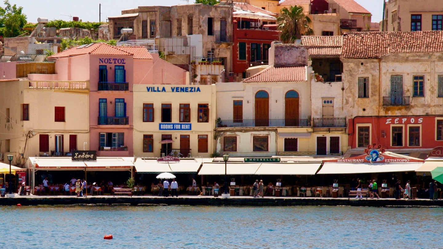 Chania am Hafen