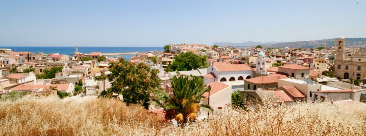 Blick vom Schivao Hügel in Chania