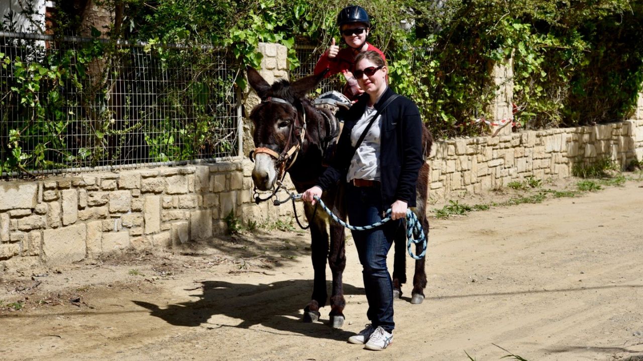 Esel reiten in Plakias
