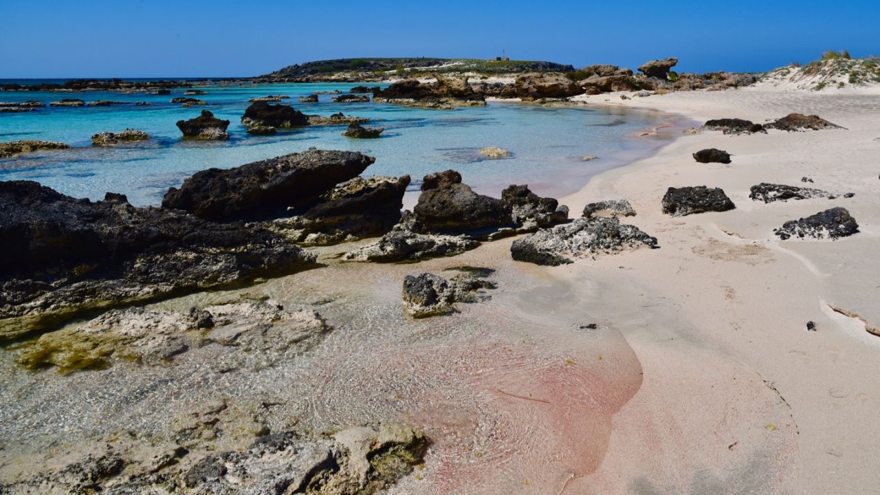 Einsame Bucht auf Elafonissi