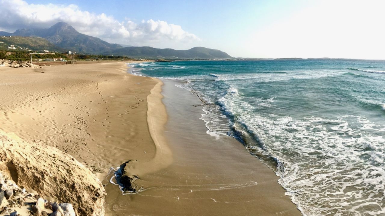 Langer Strandabschnitt von Falassarna