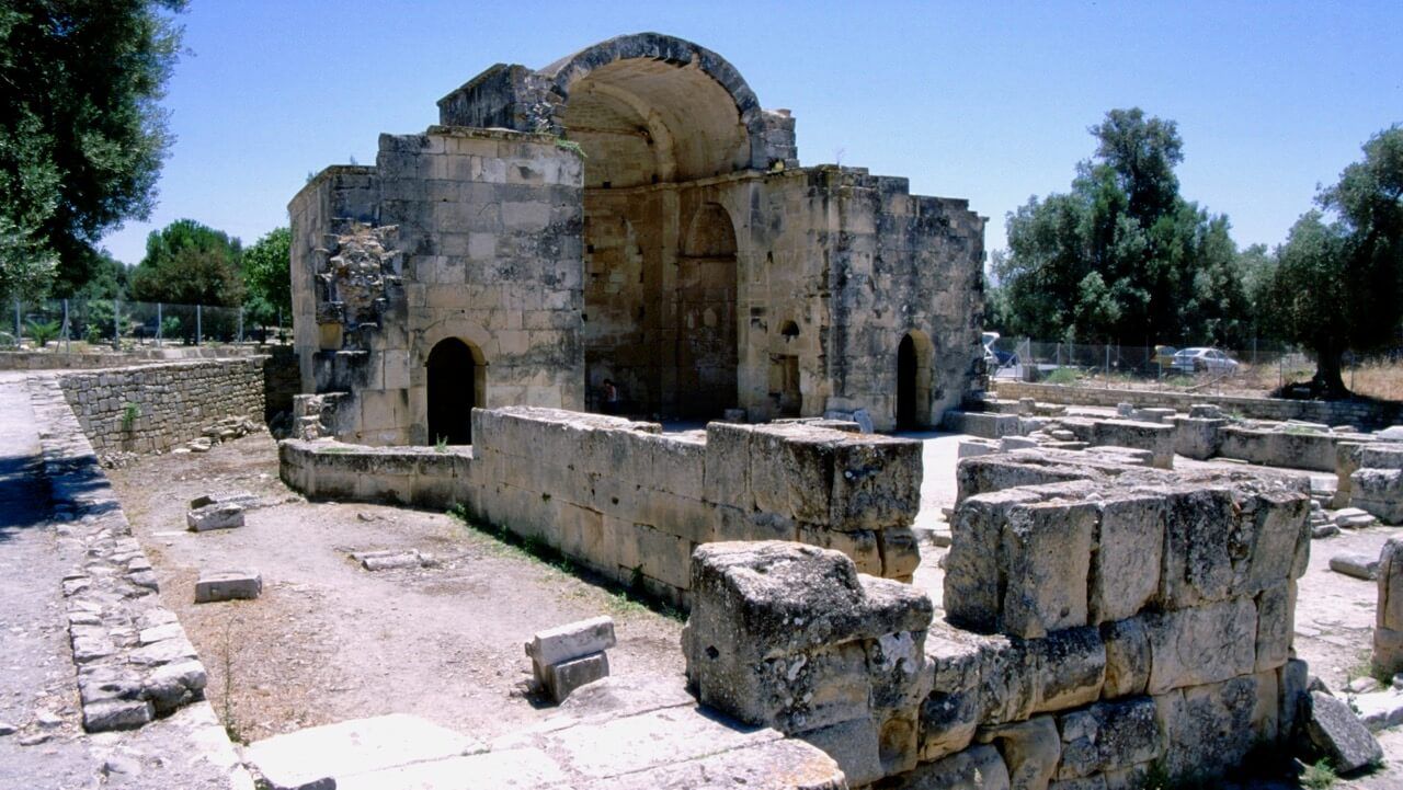 Die Titus-Basilika in Gortys