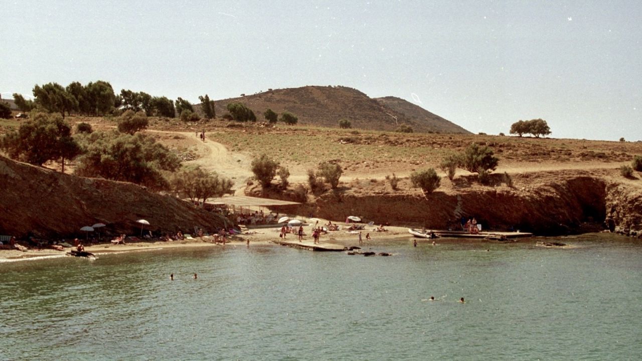 Westliche Strand in Panormo - Aufnahme aus 1995