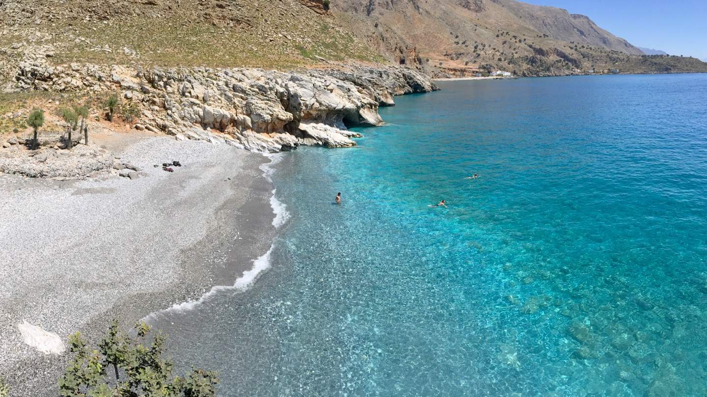 Marmara Beach - Ausgang der Aradena Schlucht