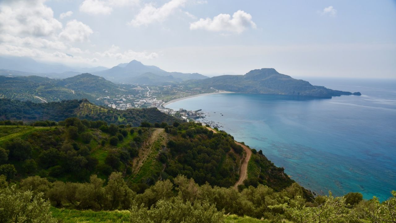 Blick auf die Bucht von Plakias