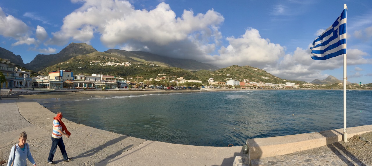 Plakias an der Hafenmole