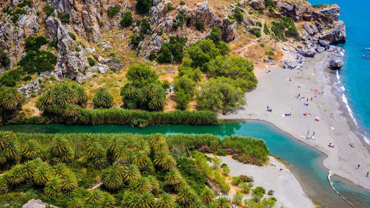 Palmenstrand von Preveli Strand Foto von Raimund Franken