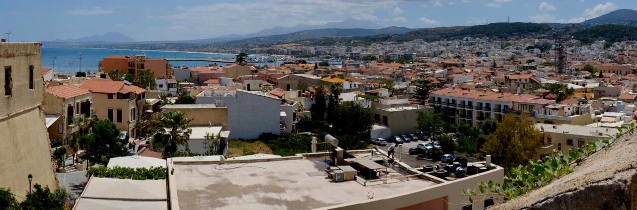 Blick auf Rethymno