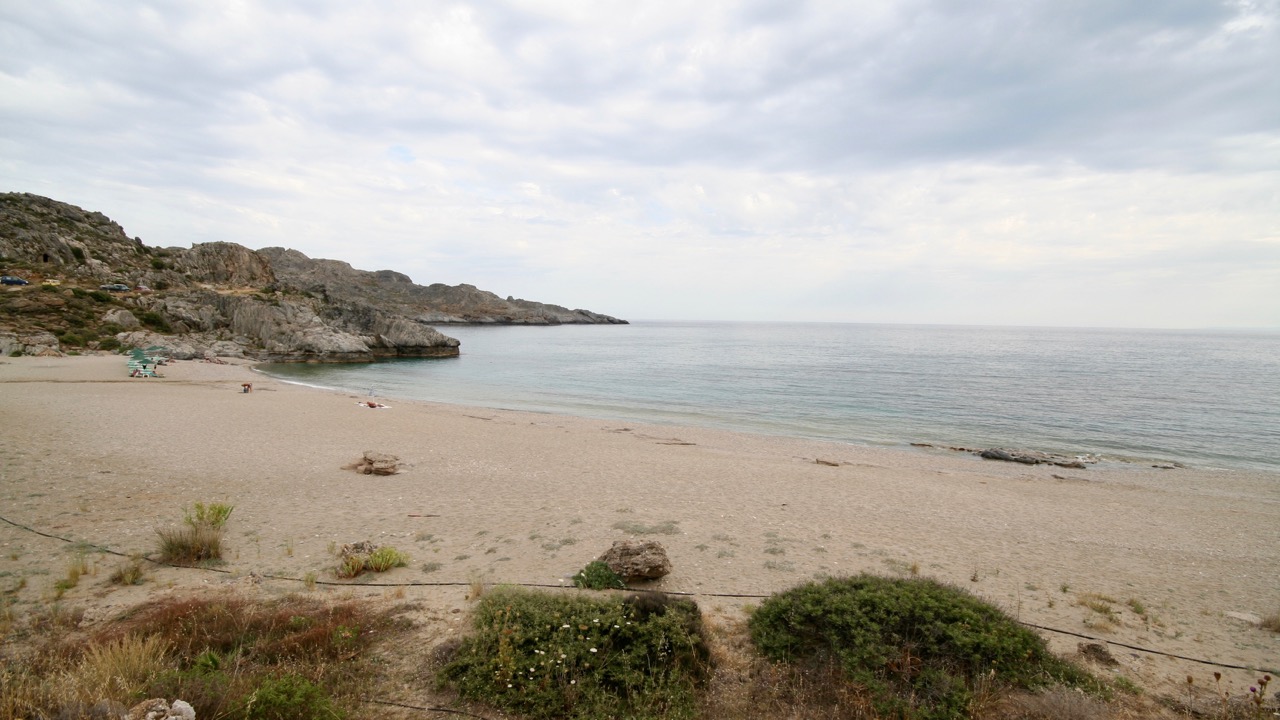 Strandabschnitt am Domnoni Beach bei Plakias