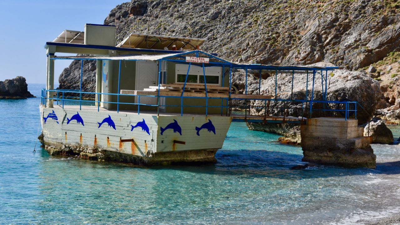 Taverne Mermaid Island am Sweet Water Beach