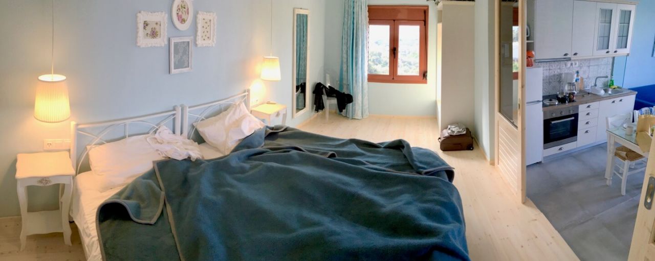 Schlafzimmer des Apartments
